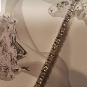 Sterling silver tennis bracelet